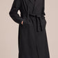 Light Wool Coat With Belt