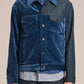 Jacket With Velvet Contrast Denim