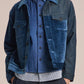 Jacket With Velvet Contrast Denim