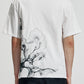 Tee With Flower Print Details