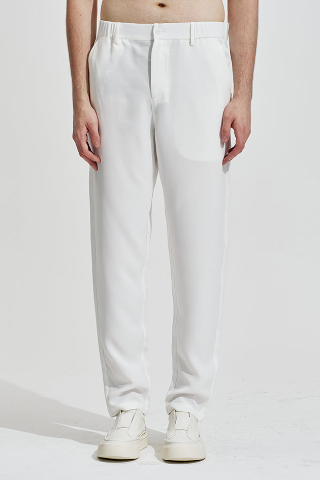 Acetate Loose Fit Pants