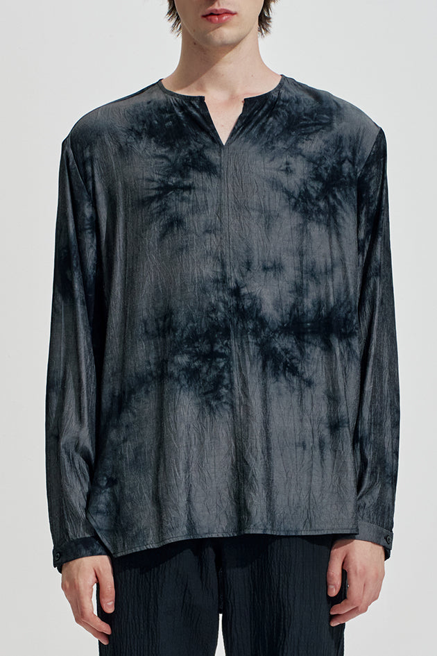 Dye Pattern Pullover Shirt