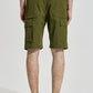 Cargo Shorts Contrast With Perforated Nylon