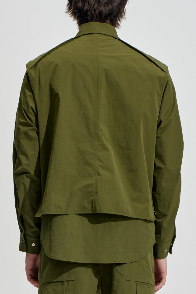 Nylon Layer Shirt Jacket