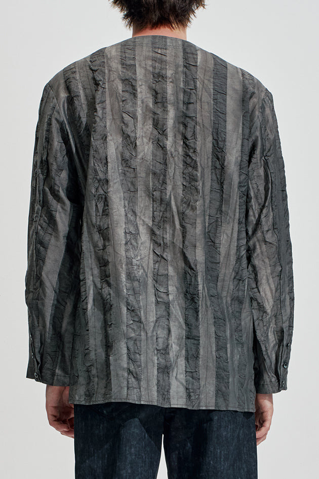 Strip Textured Dye Color DB Shirt