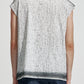 Sleeveless Tee With Spray Dye