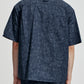 Oversize Worker Shirt With Dye Pattern