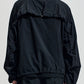 Hooded Light Jacket With Drawstring At Back