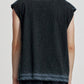 Sleeveless Tee With Spray Dye