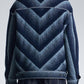 Bias Stripe Denim Jacket