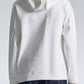 Hoodie With Twisted Wavy Lines Embroidery