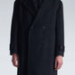 Double Faced Wool 2in1 Trench Coat With Hood