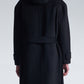 Double Faced Wool 2in1 Trench Coat With Hood