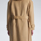 Double Faced Wool 2in1 Trench Coat With Hood