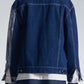 Denim Jacket Contrast With Checks