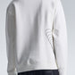Sweathshirt With Twisted Wavy Lines Embroidery