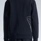Sweathshirt With Twisted Wavy Lines Embroidery