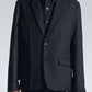 Deconstructed Wool Blazer With Denim