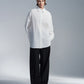 Oversize Textured Cotton Shirt