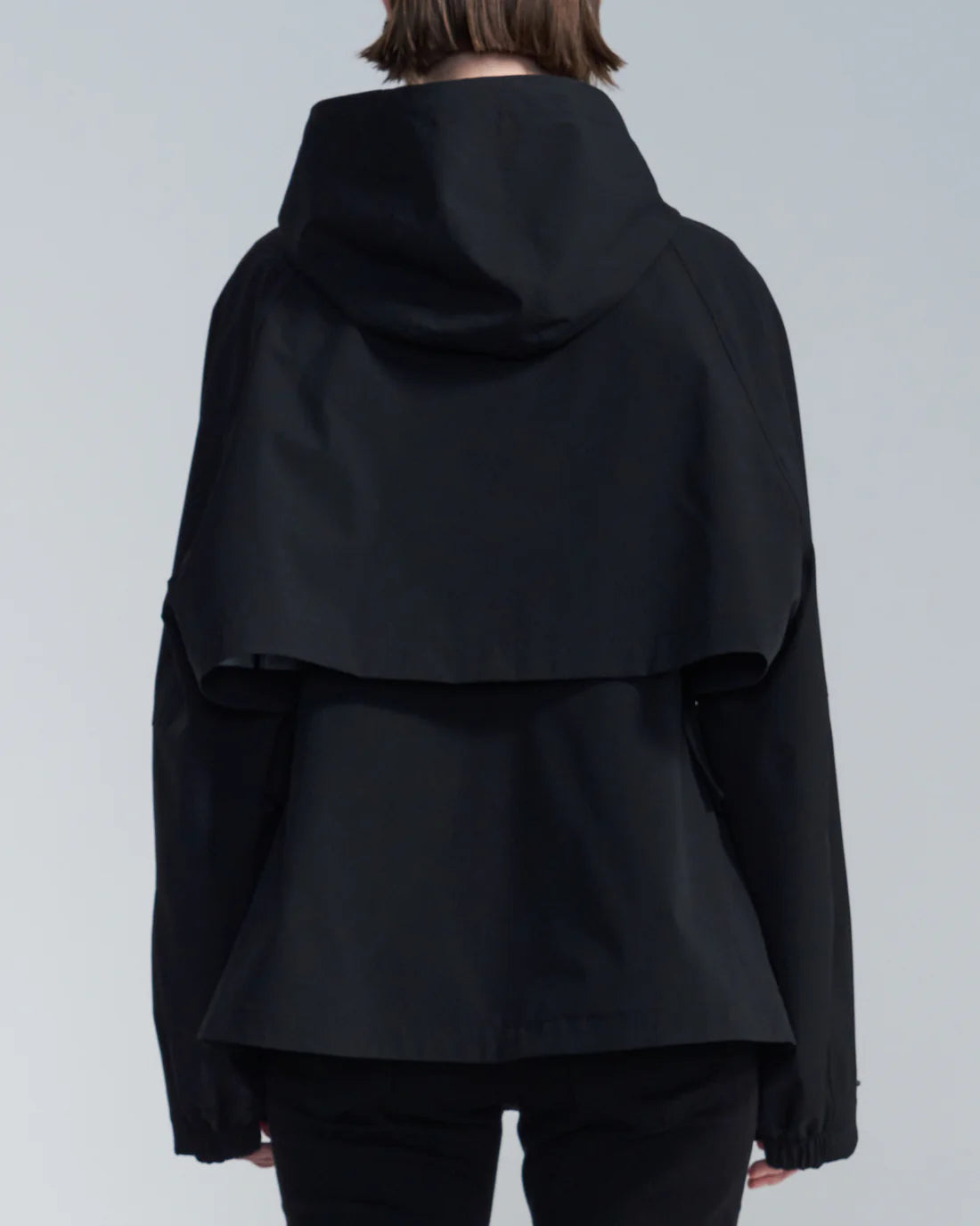 Flare Hem Jacket With Hood