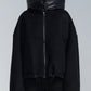Wool Jacket With Detachable Hood