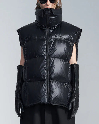 Sleeveless Oversized Down Jacket
