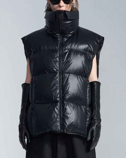 Sleeveless Oversized Down Jacket