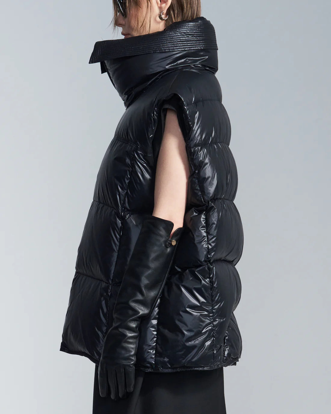 Sleeveless Oversized Down Jacket