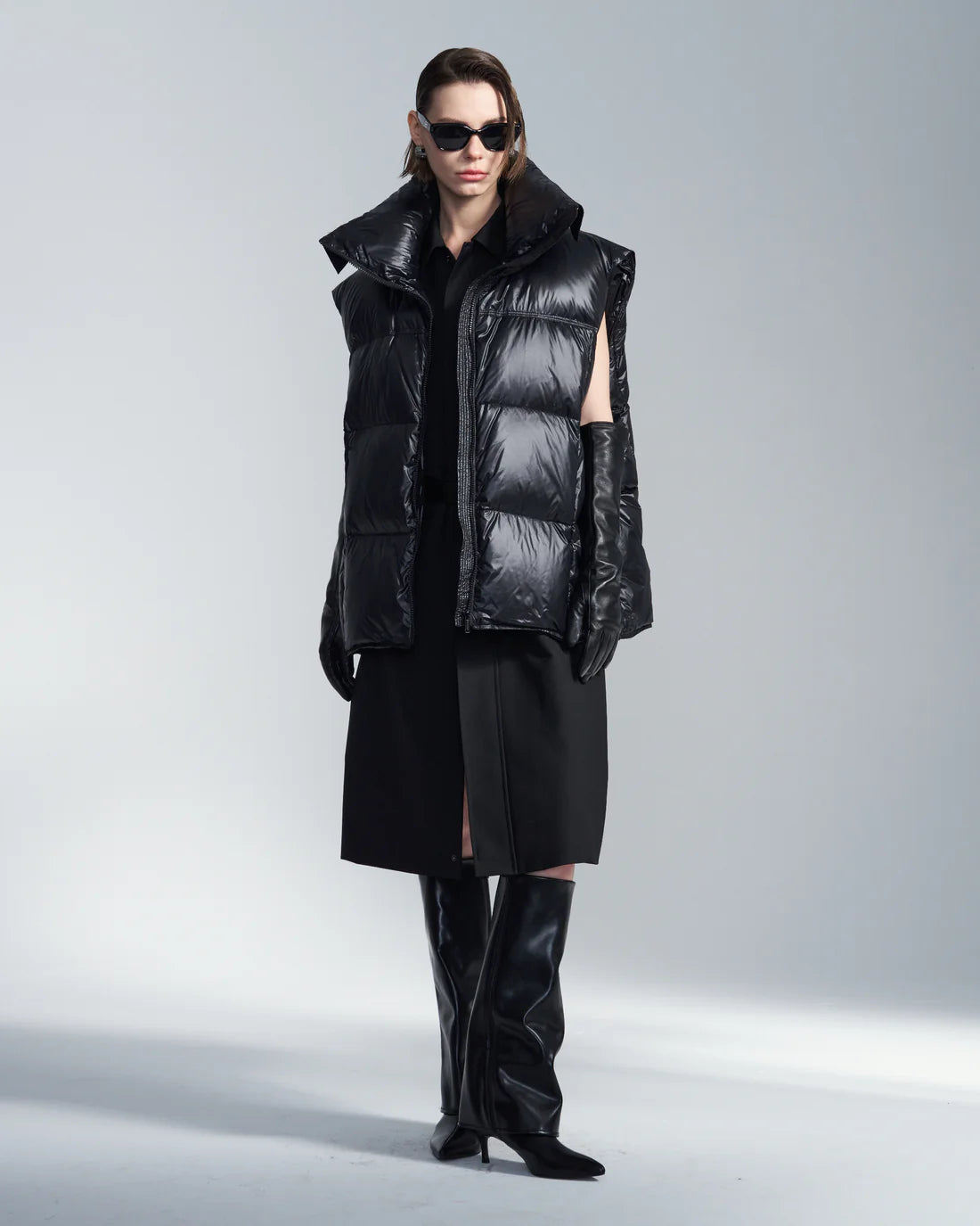 Sleeveless Oversized Down Jacket