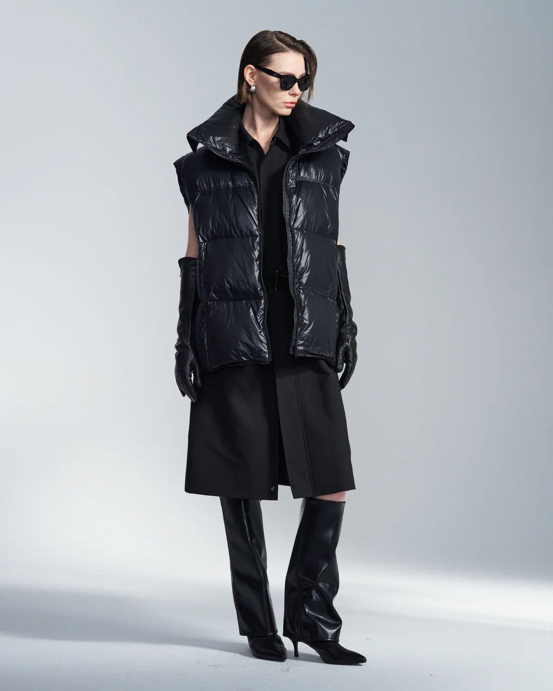 Sleeveless Oversized Down Jacket