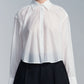 Cropped Cotton Shirt