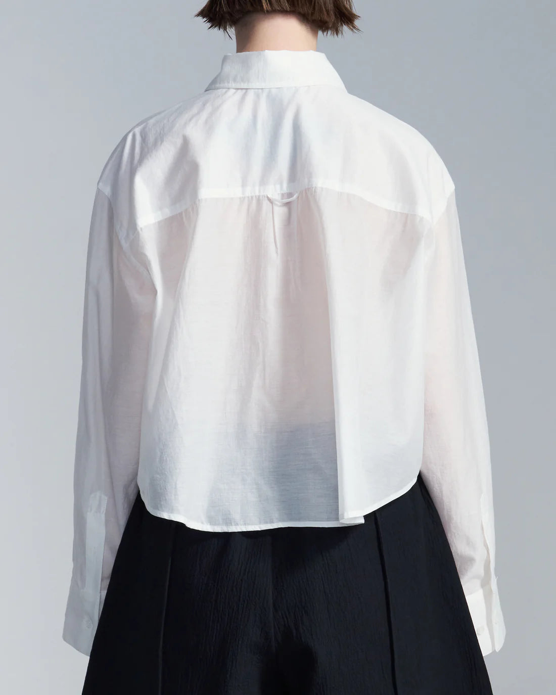 Cropped Cotton Shirt