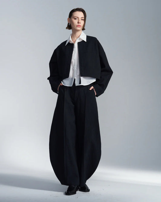 Cropped Cotton Shirt