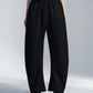 Wool Blend Curvy Wide Leg Pants