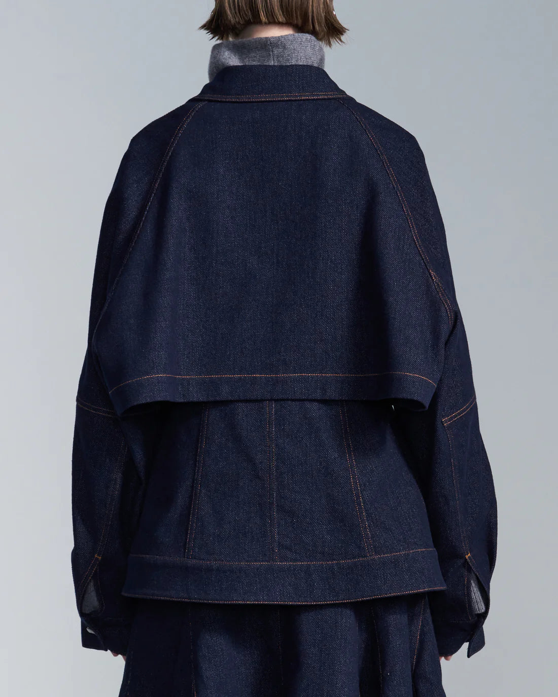 Flare Hem Denim Jacket