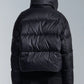 High Collar Down Jacket With Snaps