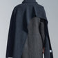 Turtleneck Wool Cape