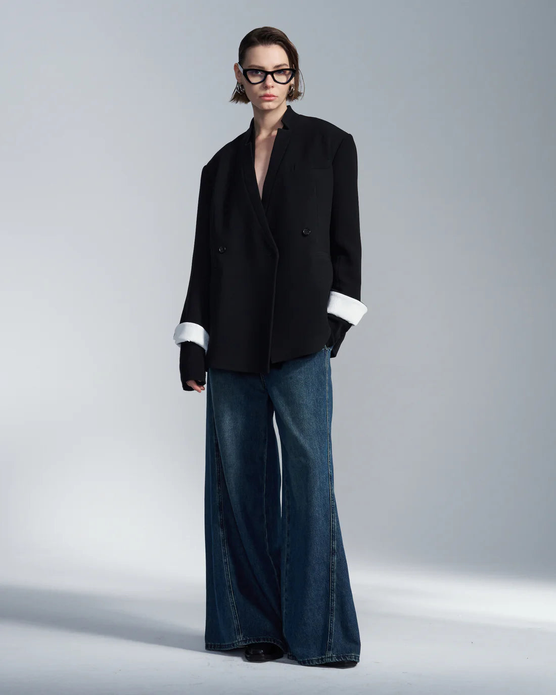 BD Blazer With White Cuff Lining