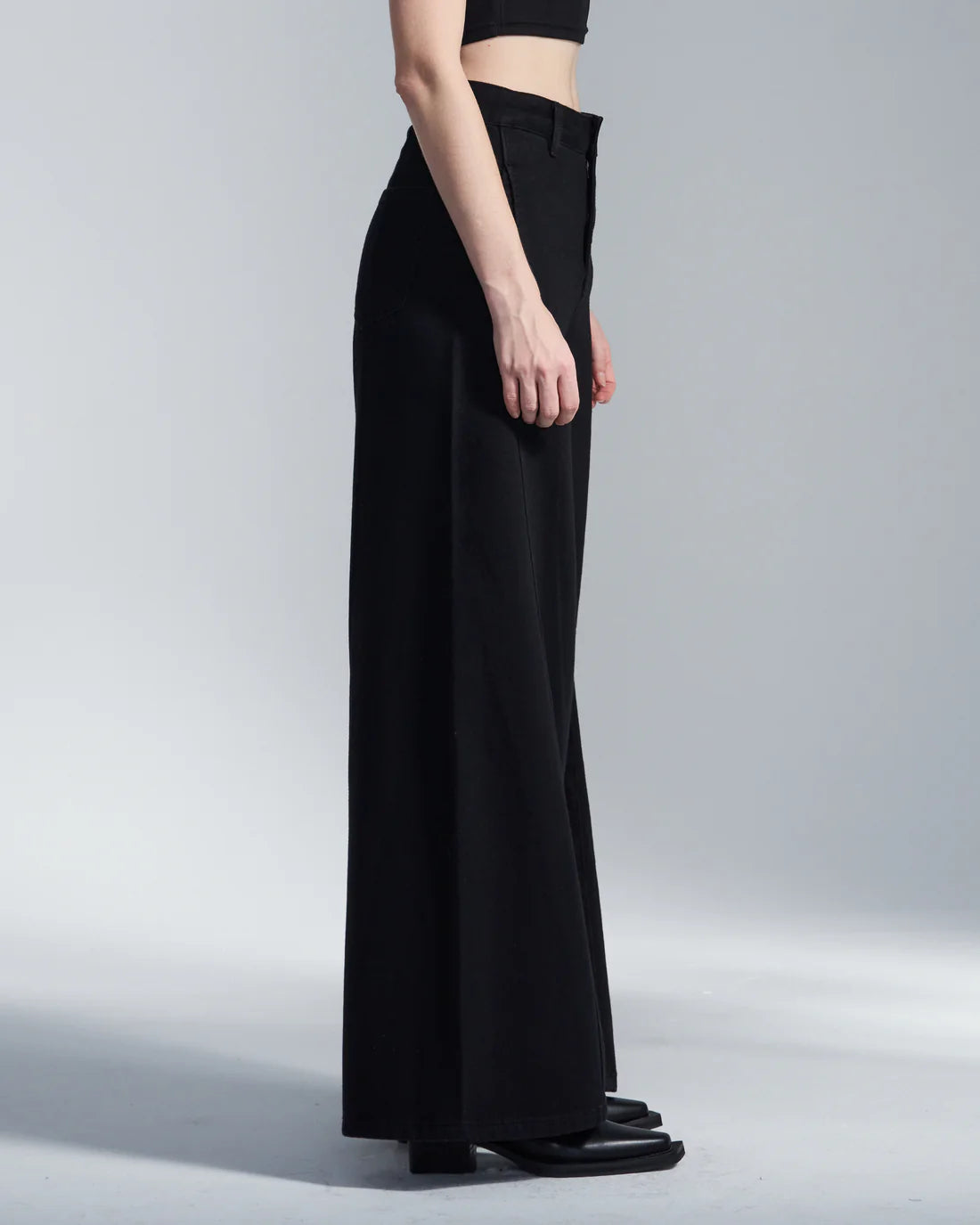 Flare Leg Cotton Pants