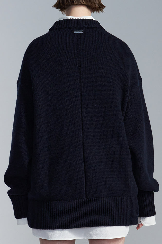 Oversized Round Neck Sweater