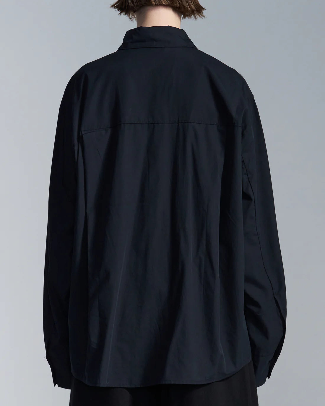 Loose Fit Shirt With Pleated Cuff