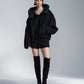 Wool Jacket With Detachable Hood