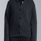Stand Collar Lambswool Cardigan