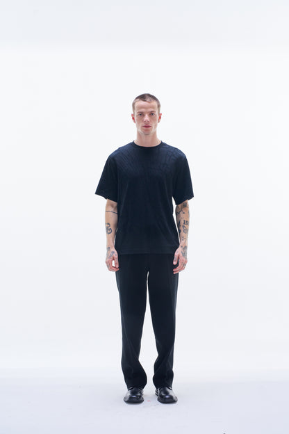 Tee with Burnt-Out Pattern