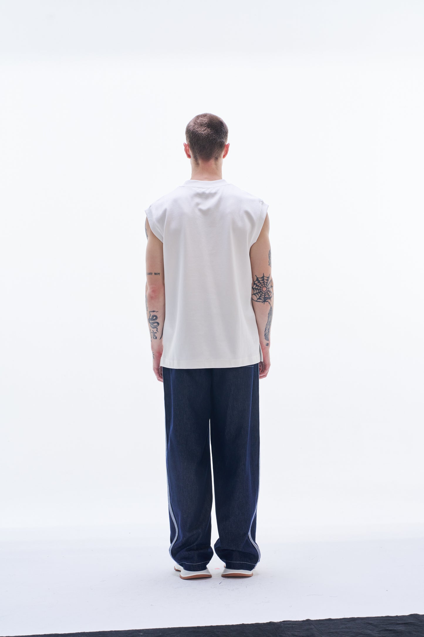 Linen Denim Bagge Pants