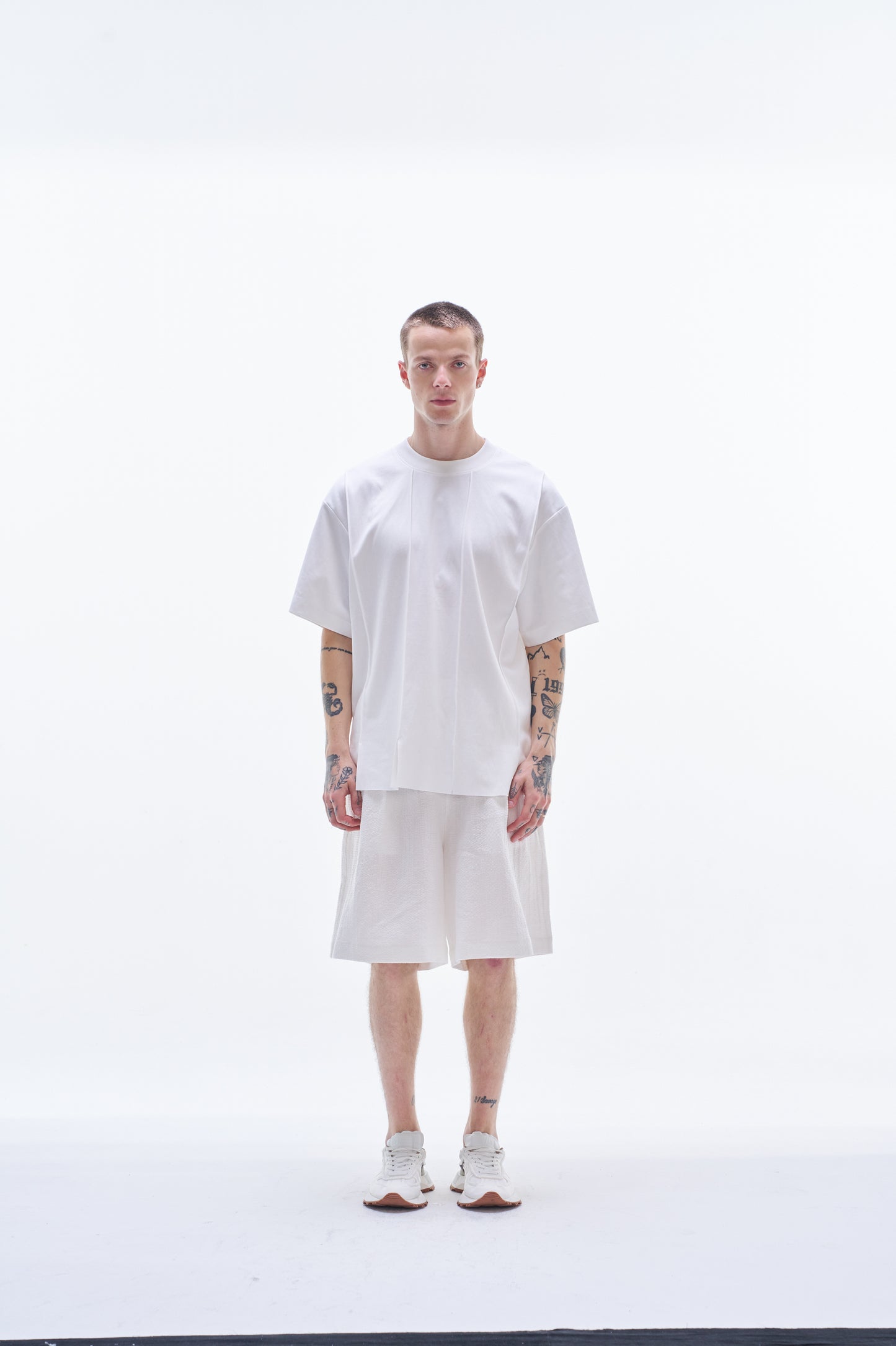 Tee with Burnt-Out Pattern