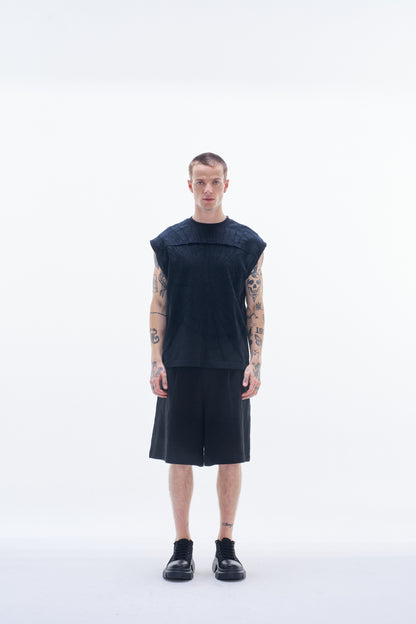Tee with Burnt-Out Pattern