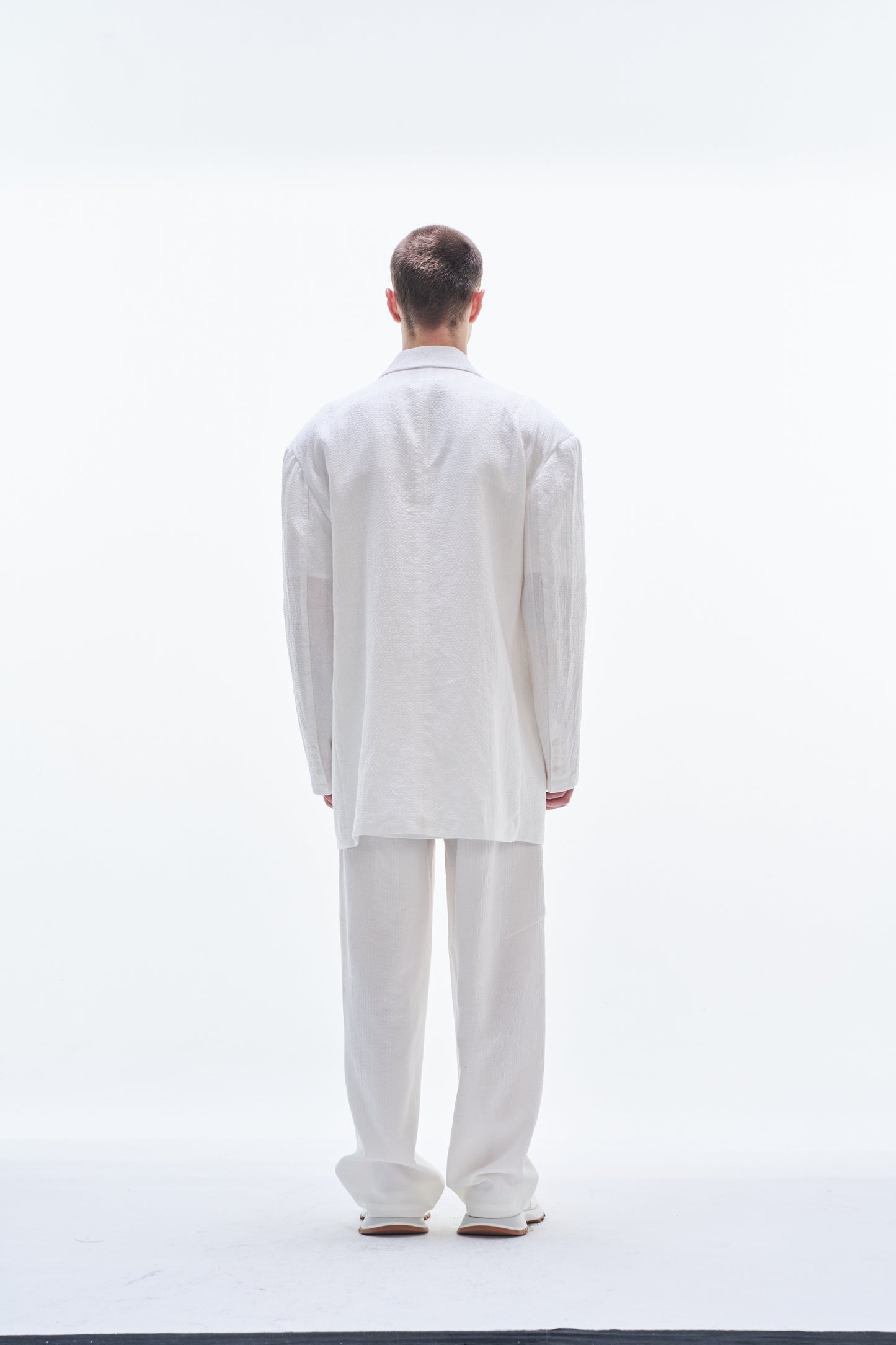 Viscose Linen Long BD Blazer