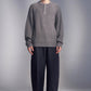 Quarter-Button Wool Sweater