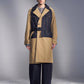 Deconstructed Trench Coat With Denim